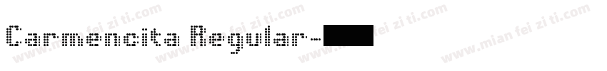 Carmencita Regular字体转换